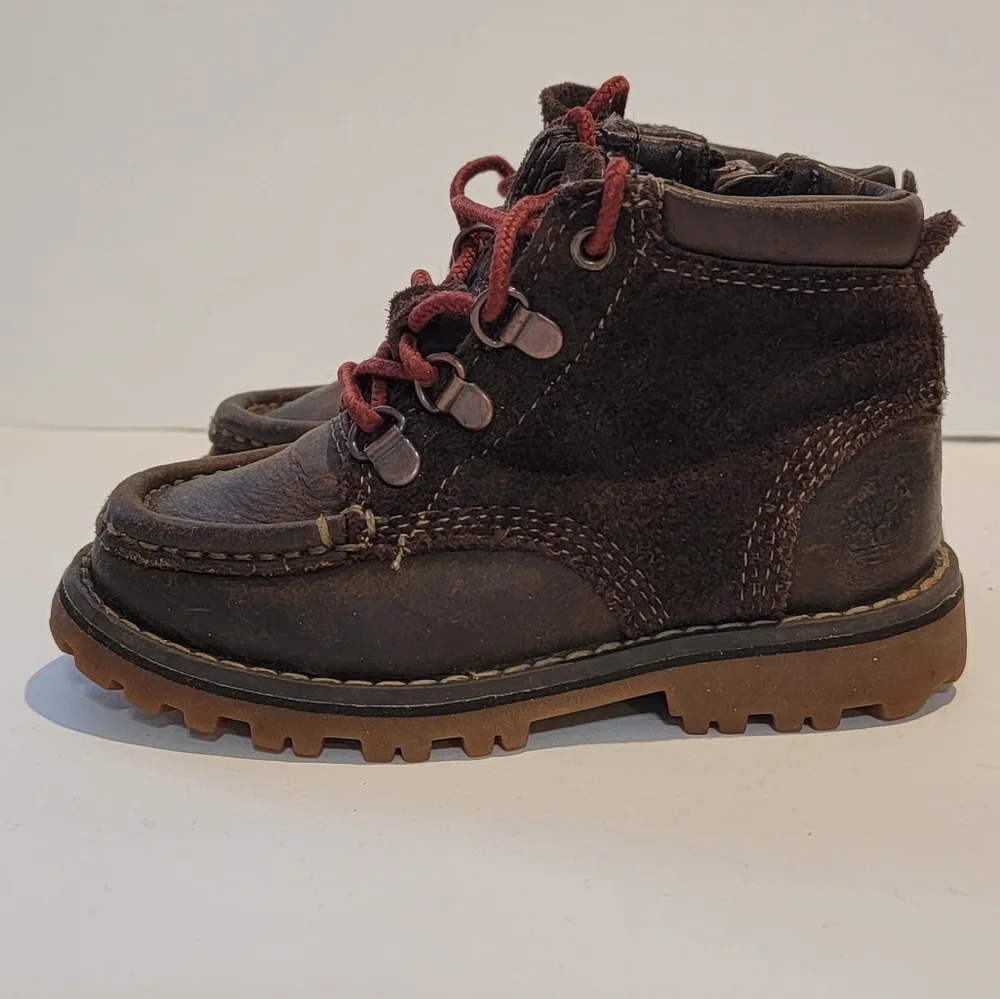 TIMBERLAND waterproof leather boots kids youth toddler earthkeepers 5881r us 6.5